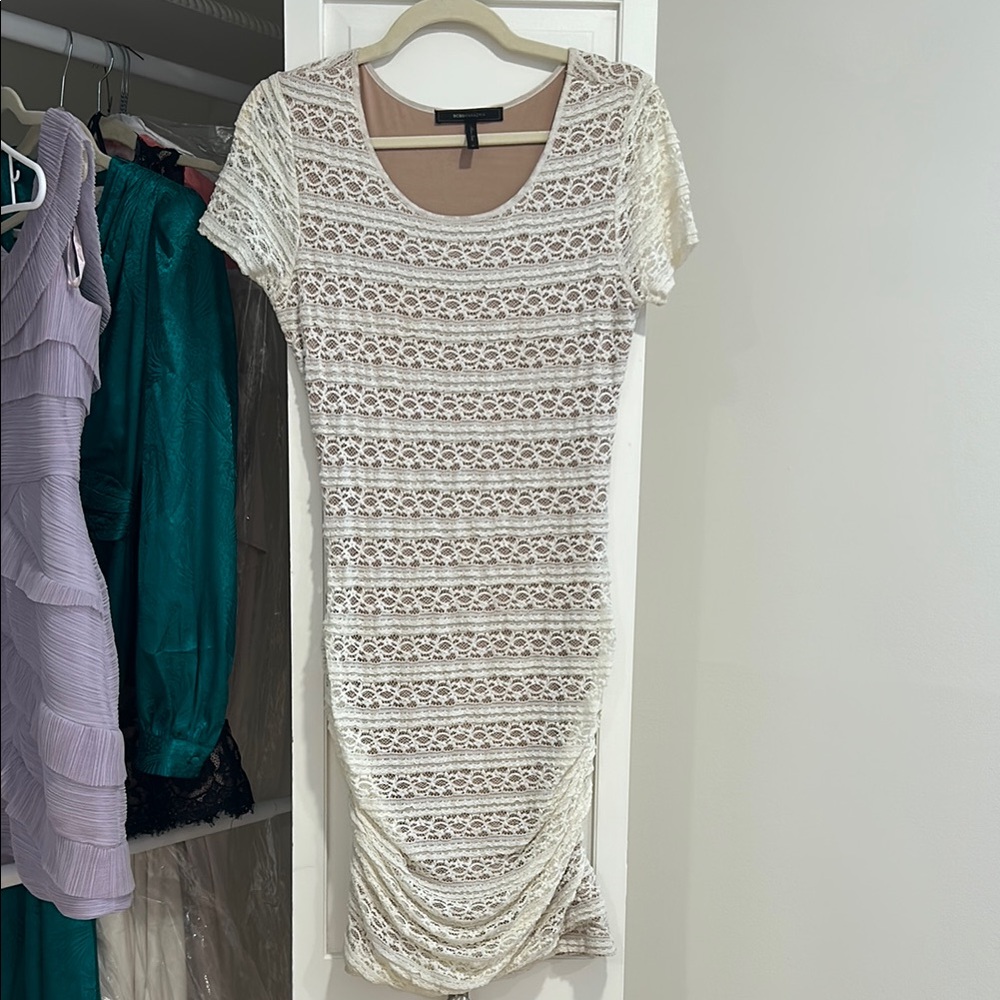 Elegant White Lace Dress
